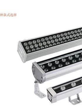 大功率户外防水LD洗墙灯桥梁建AS-01256E筑外亮8化线条灯4W72W亮