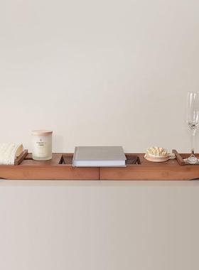 托板样房洗手间浴缸摆件软装家居上饰品盘置WPV物架道具