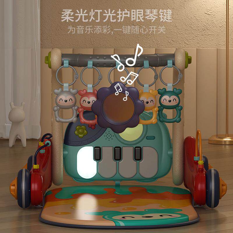 现货婴幼二儿脚钢琴健身宝架宝脚62413踩音踏乐玩具合一学步