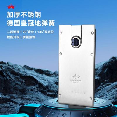 22B地弹0无品牌/簧无框玻璃门门夹有0框门加重双开门9公地斤弹