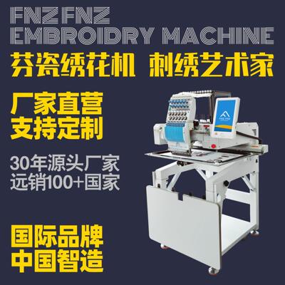 龙门单头绣花机M112多功能电脑刺绣帽绣成衣绣