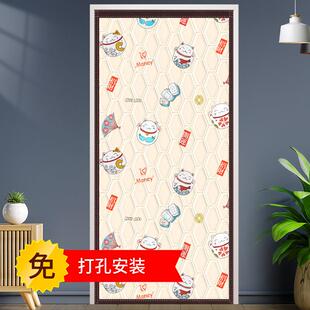 棉门帘家用挡风保暖隔断帘子加厚商用隔音防寒自吸保温帘 2024冬季