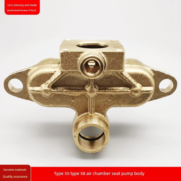 熊猫、黑猫高压清洗机洗车机刷车泵55型58型40型铜气腔座泵头泵体