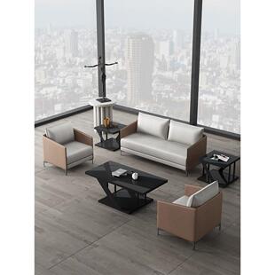 不锈钢茶几现代简约定制钢化玻璃烤漆创意茶桌客厅方几办公茶几桌