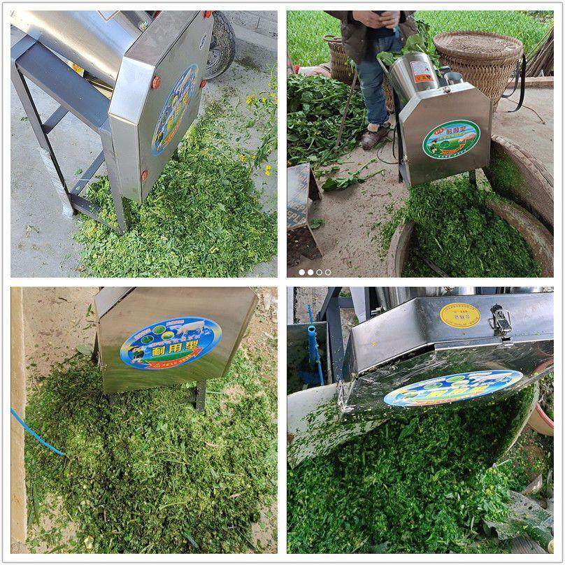 切电动铡草机草机料粉碎猪草机机家用牛羊1养殖小型饲机碎草机农m