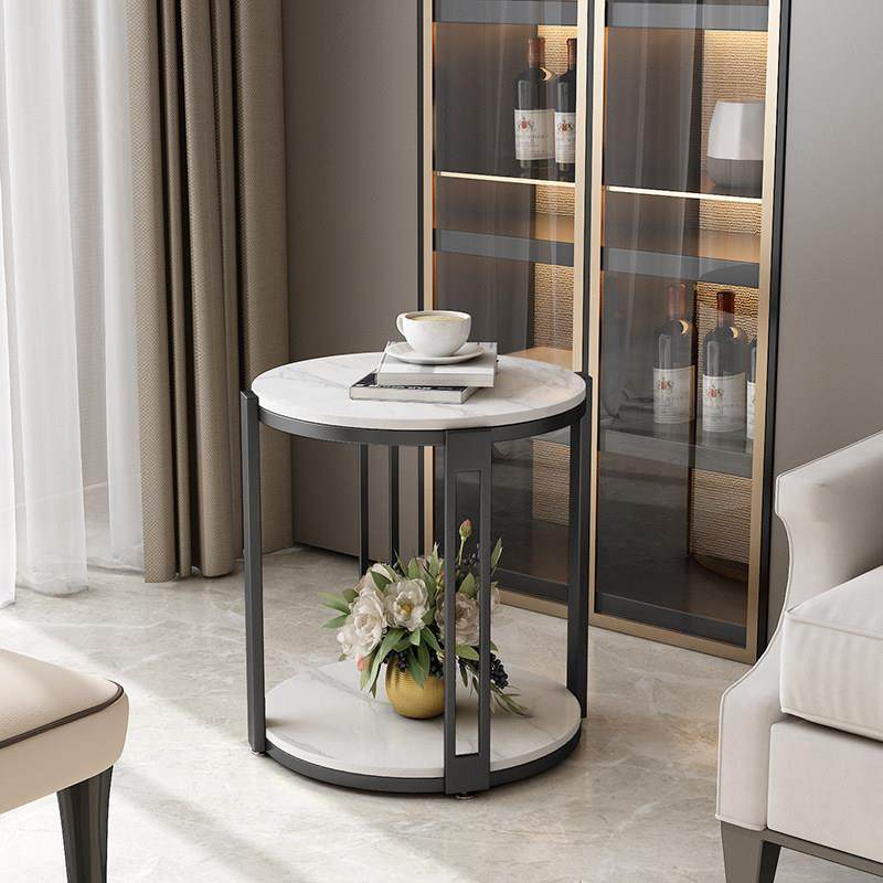 斯堪的纳维亚石板边桌客厅角桌小咖啡桌沙发边柜角桌现代创意小圆,住宅家具,角几/边几,淘宝优惠券,粉丝福利购,淘宝优惠卷