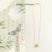 小众设计菩提串珠极简项链新中式 青甘菩提 复古国风高级锁骨链