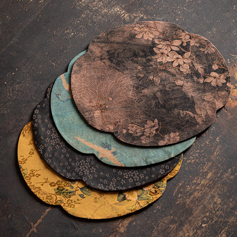 清山胡同复古禅意茶席香云纱干泡席中式功夫茶具茶道配件防水桌垫,餐饮具,茶道/零配,淘宝优惠券,粉丝福利购,淘宝优惠卷