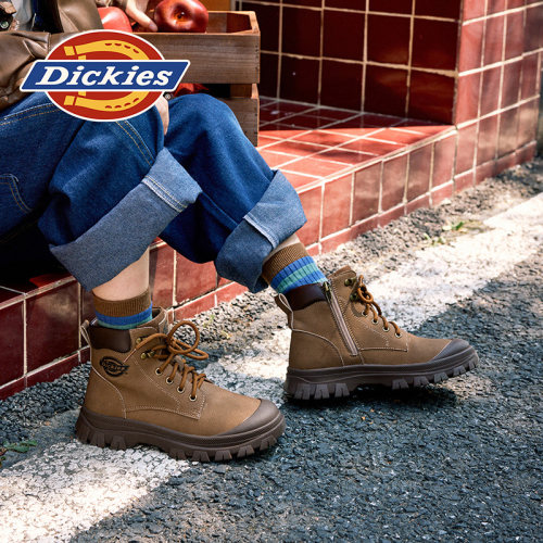 Dickies儿童靴子男童户外登山鞋