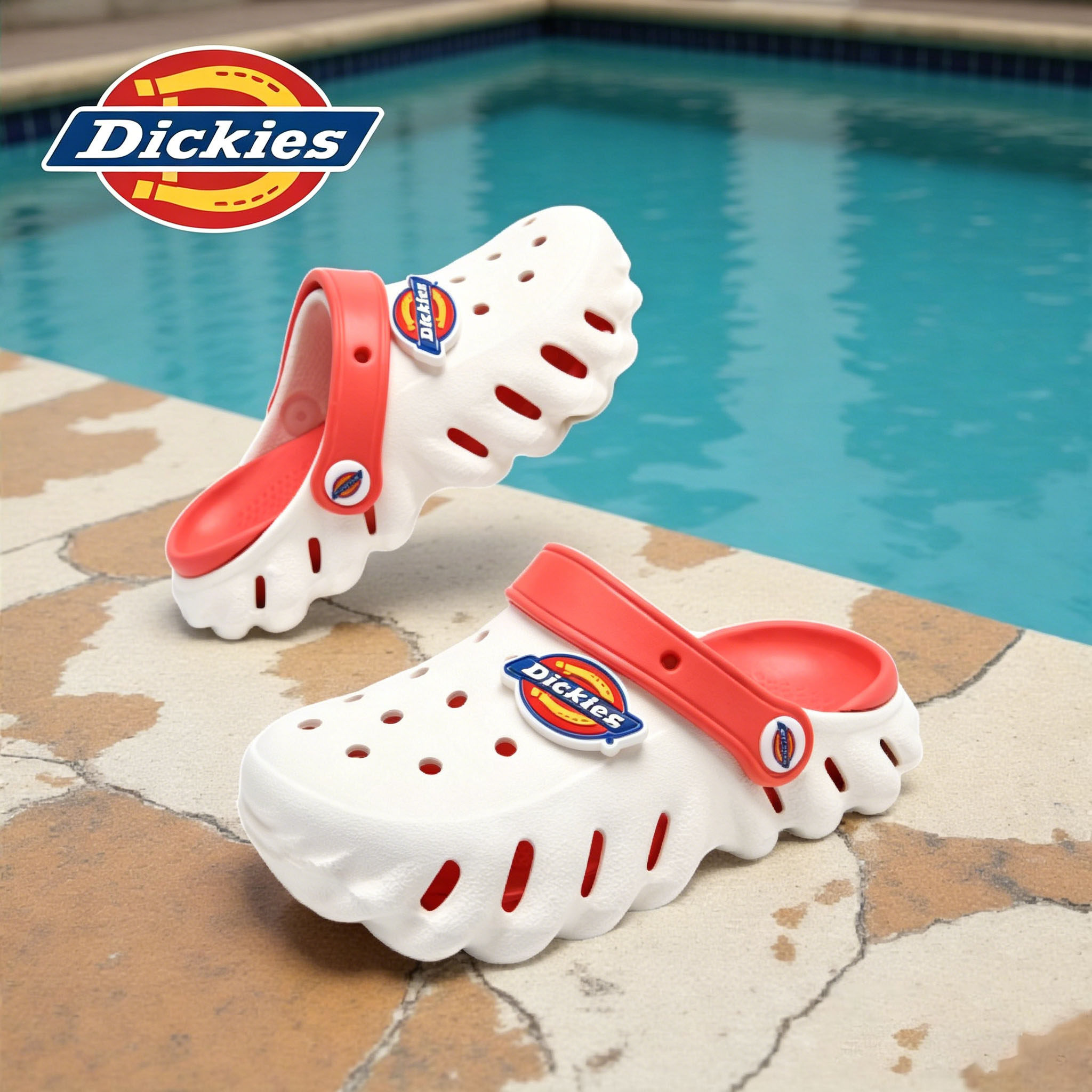 Dickies儿童两穿凉鞋女童防滑洞洞鞋2026新款男童外穿沙滩