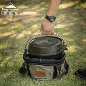 柯曼野餐锅具收纳包珍珠棉布防碰撞大容量户外R野餐多用手提工具