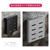 厨房刀架壁挂式 免j打孔刀座304不锈钢放刀置物架家用菜刀收纳架子