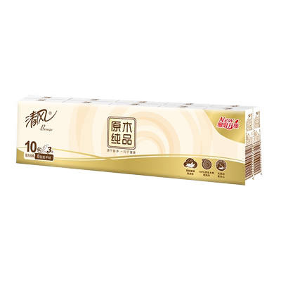 清风手帕纸4层5片30包/条