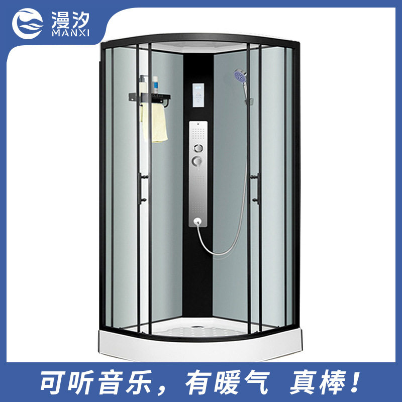 整体淋浴房一体式农村洗澡间家用集成浴室房洗浴间卫生间干湿分离
