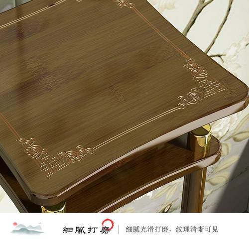 中花式RXW花架实木落花几置物架室花台客厅内地式仿古花几盆架展