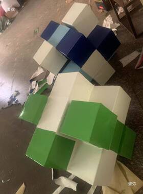 GWV中亚克亚力饰走廊酒店美陈商场庭装饰汽车展厅克力梦幻挂售楼