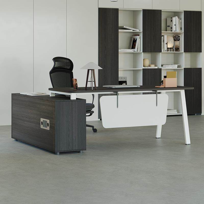 厂家直无品牌/纯白板办公桌经理人单销主管桌椅组合主管经老理办