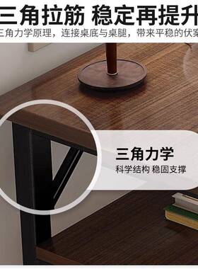 卧室靠墙桌子窗边书长条窄桌家用电脑型桌长条桌子小84189户床边