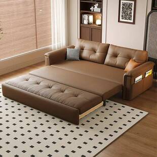 伸猫抓皮可缩叠折沙发床622一体两用小户型多客厅家用款 功能2025