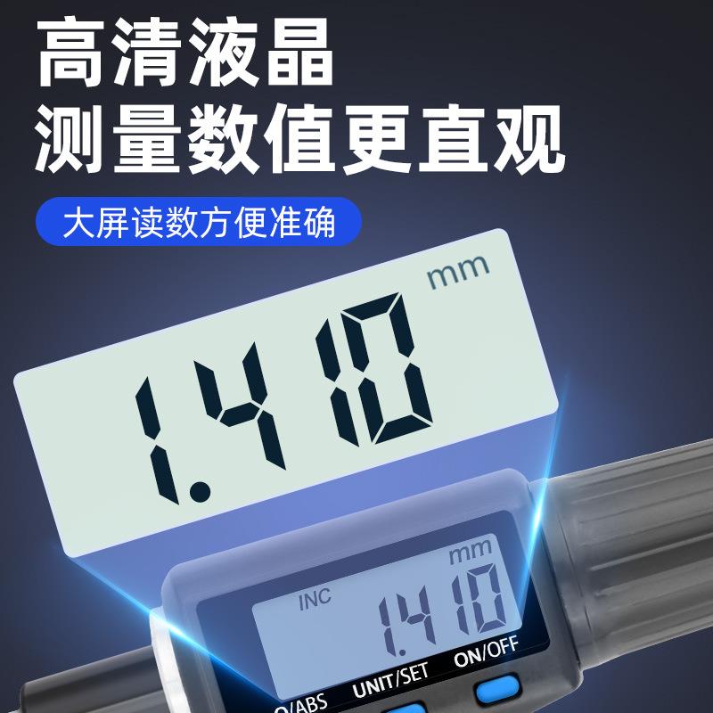 数显微389头千分尺-mm螺测微平圆头仪旋器.高度测分微精头图片