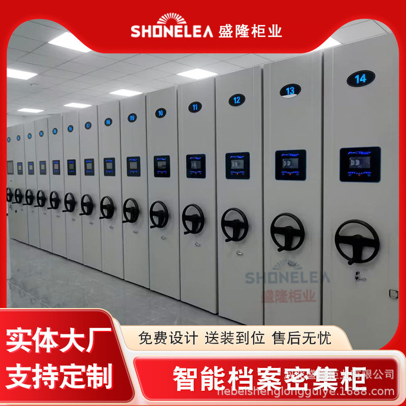 盛隆柜业密集柜档案柜生产厂家 移动密集架 密集架全国发货