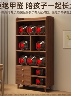 简易书架落地物架客厅墙柜子实物木学生tb-88357书置柜家用储日式