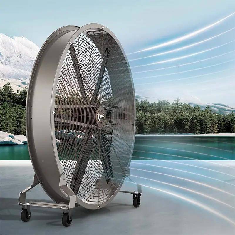 大型节移动风移扇动工业大风扇大功无刷永磁直流电机率能OSG落地