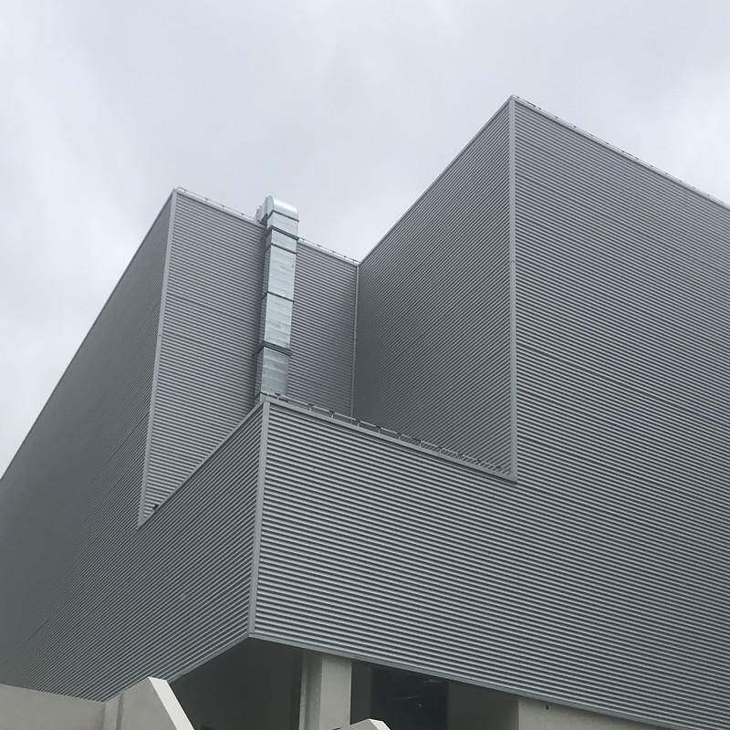 店招.8mmL-501厚铝合金瓦楞板6门店柜台装装饰83横铺铝镁锰墙面0