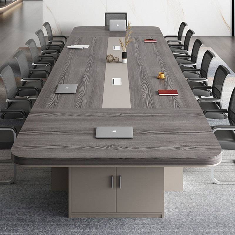 会议桌长桌简约现代新款办公家具长方形办公桌会议室洽谈桌椅组合