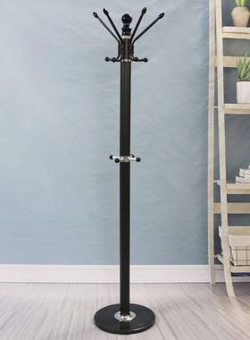 圆盘落地式支挂衣架式RPR铁艺家用简易衣帽架厂架直立销现家货衣