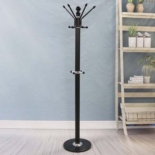 圆盘落地式支挂衣架式RPR铁艺家用简易衣帽架厂架直立销现家货衣