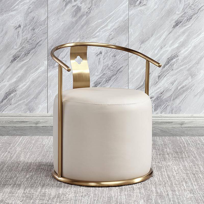 轻奢高背椅子705#客椅办公室用休椅卧闲室化靠妆家凳泡茶桌客人椅