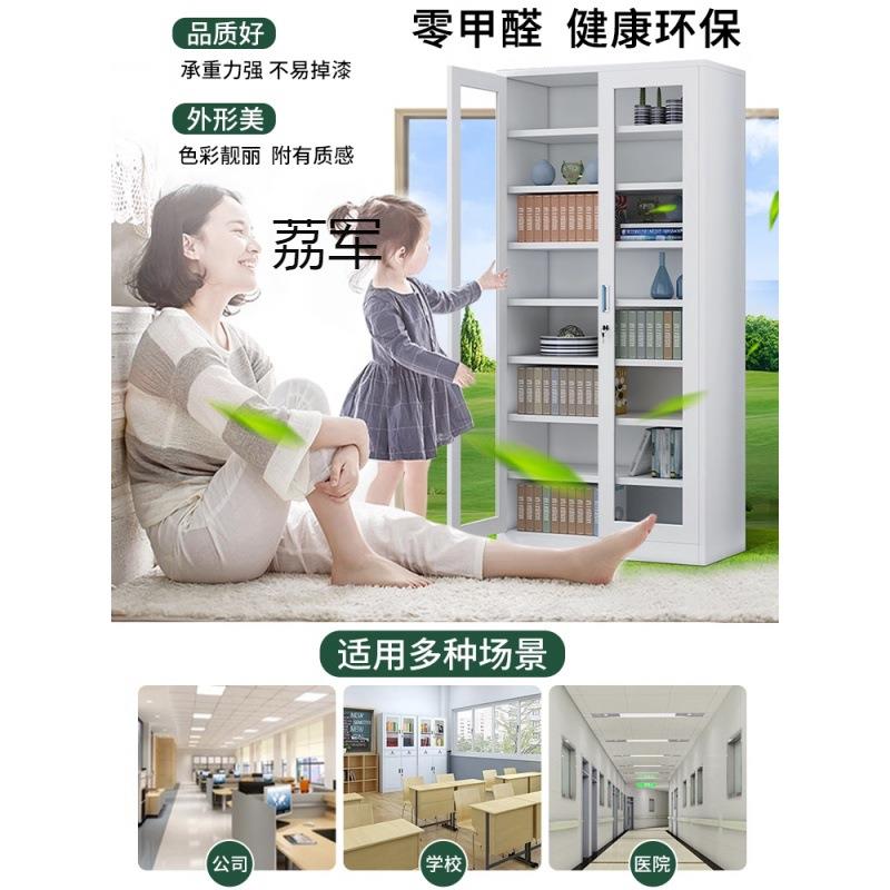 文件柜办公室带锁储物柜钢制书柜档案柜资料柜财务柜铁皮柜