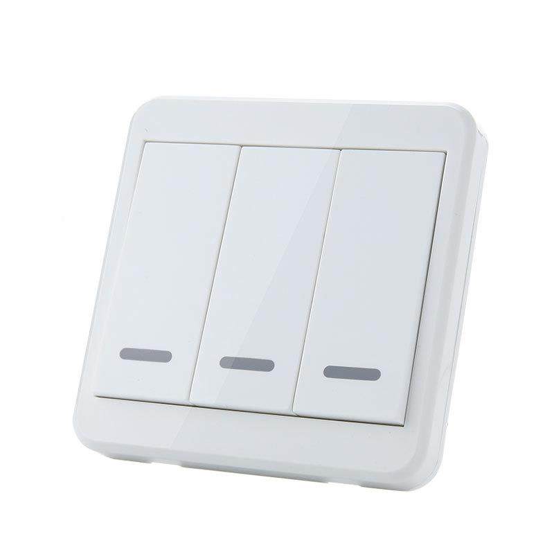 免线灯具线遥控开关86无型随意贴总无品牌/发射器单双布控总开关