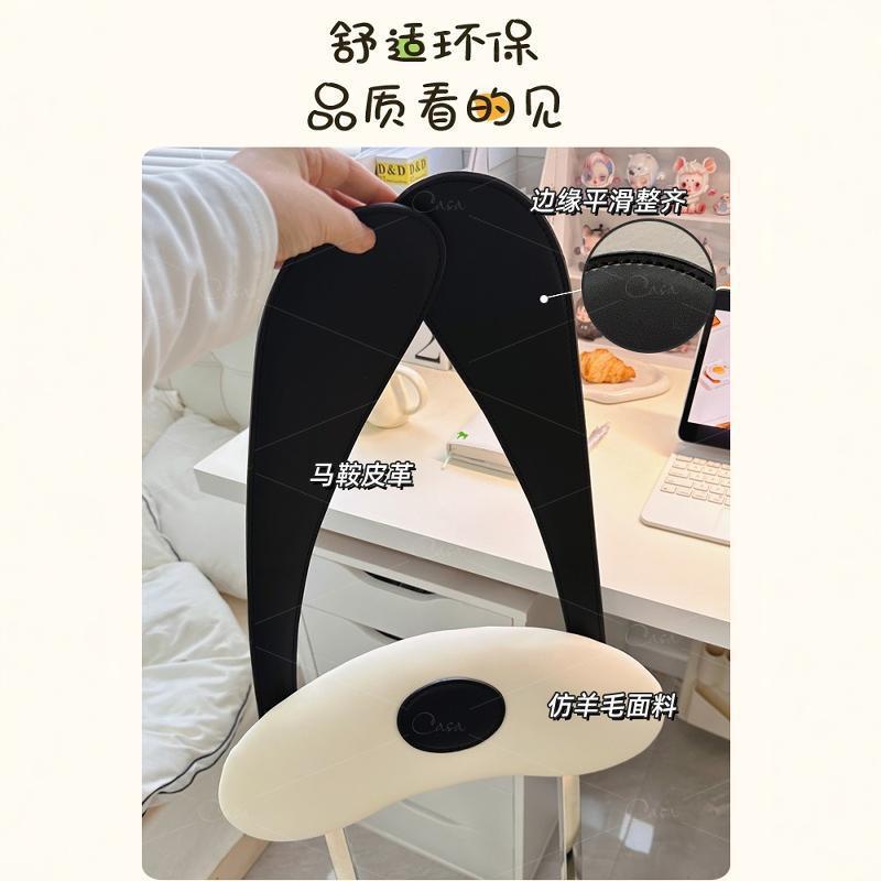 可爱女餐计桌设师网红室狗狗椅子儿童卧房餐椅梳妆凳化妆椅生ltao