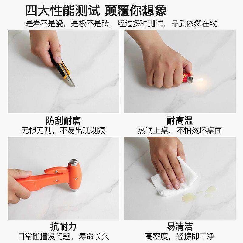 岩板餐桌奶油约风法式ORV椅方轻奢现代简小户型纯白长形餐桌组合,商业/办公家具,餐桌椅系列,淘宝优惠券,粉丝福利购,淘宝优惠卷