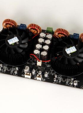 YJ-TP3255数字A类双芯大功率2.0功放板(风冷款)60D0NCYW+600W