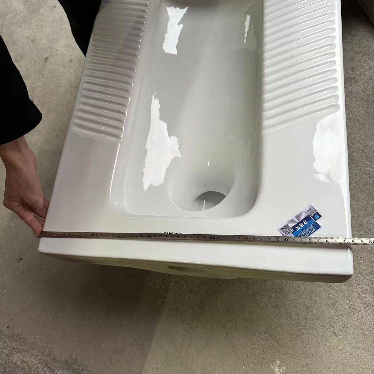 大款新款特卫生便陶瓷防臭便蹲坑套装盆家PDD10194池用水箱间便加