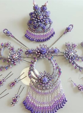 速发戏装舞台黄梅戏粤剧潮剧歌仔戏闽古剧曲越剧牡丹亭幽媾花旦头