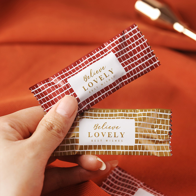 速发牛糖糖包装袋机封高档烘焙手工袋子咖啡糖牛扎糖太妃轧包装纸