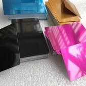 激光打标机调试片激光打标机金属名片激光打标P机测试片蓝色金色