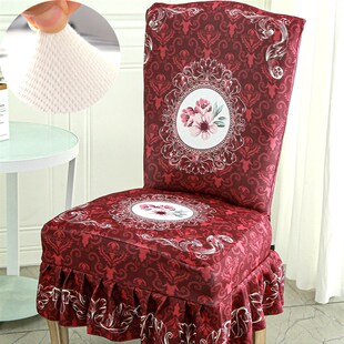 2024加厚餐桌椅子套罩万能通用保护坐垫K家用中式实老式红木板凳