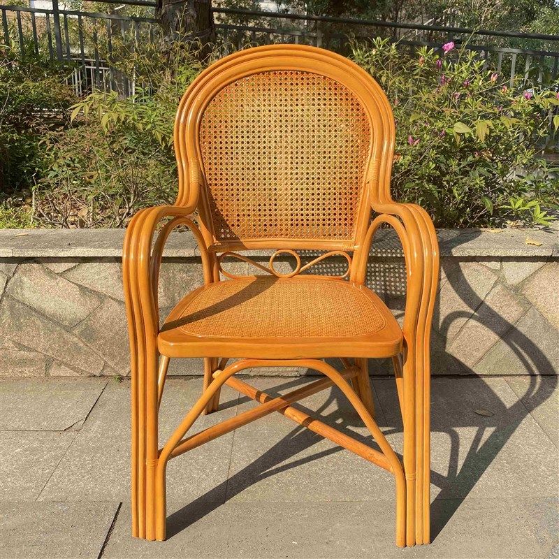 藤椅天然真藤老人j椅子单人藤编腾椅客厅家用室内靠背椅休闲阳台,住宅家具,阳台椅,淘宝优惠券,粉丝福利购,淘宝优惠卷