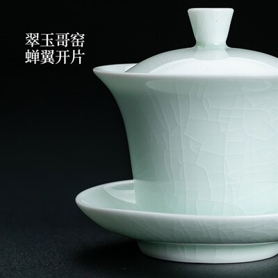 哥窑功夫茶具套组高端家用石头茶盘年轻人专用泡茶壶茶杯Y2025新