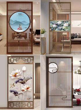 东阳新款新中栏式实木古风风屏镂空关ekvOYPNJ隔断花格玄栅仿古窗