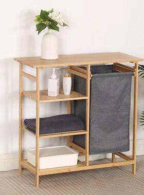 浴室置架卫生物纳间脸盆卧室洗手间楠竹收架架子多层三角架落LGF