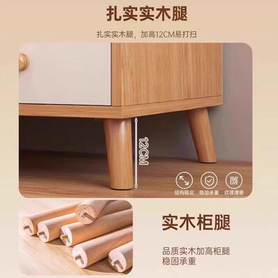 小床头柜型侧边柜出租房用置物家用卧室简架储物收纳柜20KRV易25