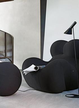 妈妈怀抱懒人沙发设计师创意客厅闲XKI的沙发意式网红阳休台单椅