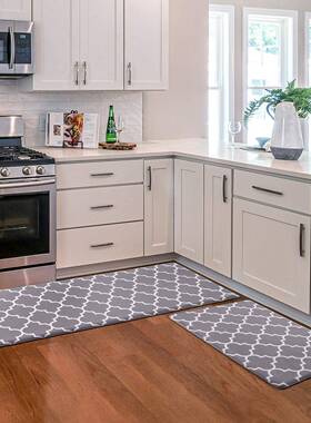 擦爆款水防滑防污一即净10mm厚PV油黑色pvcC发泡防抗疲劳厨房地垫