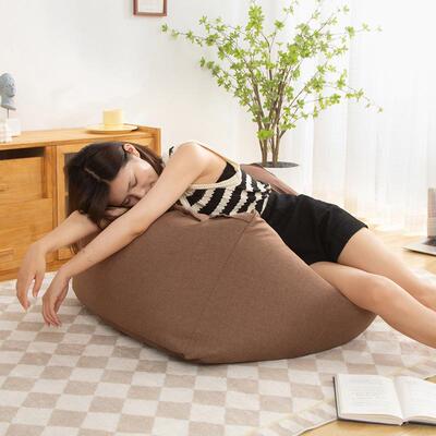 懒单人沙发袋豆包布艺沙小户DLL型人沙发椅发休闲布艺现代豆简约
